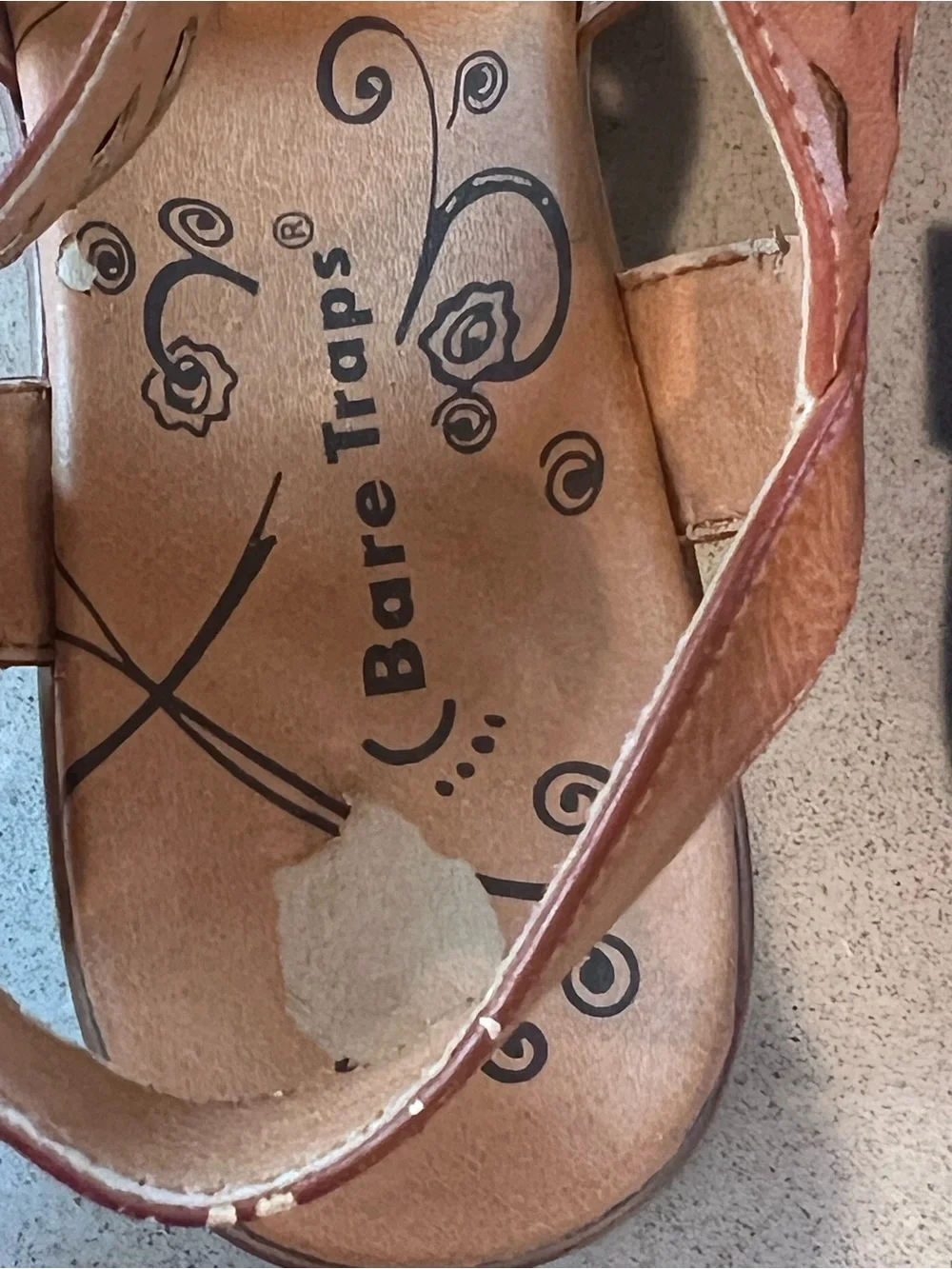 Bare Traps Dallas 8M Laser Cut Wedge Sandal